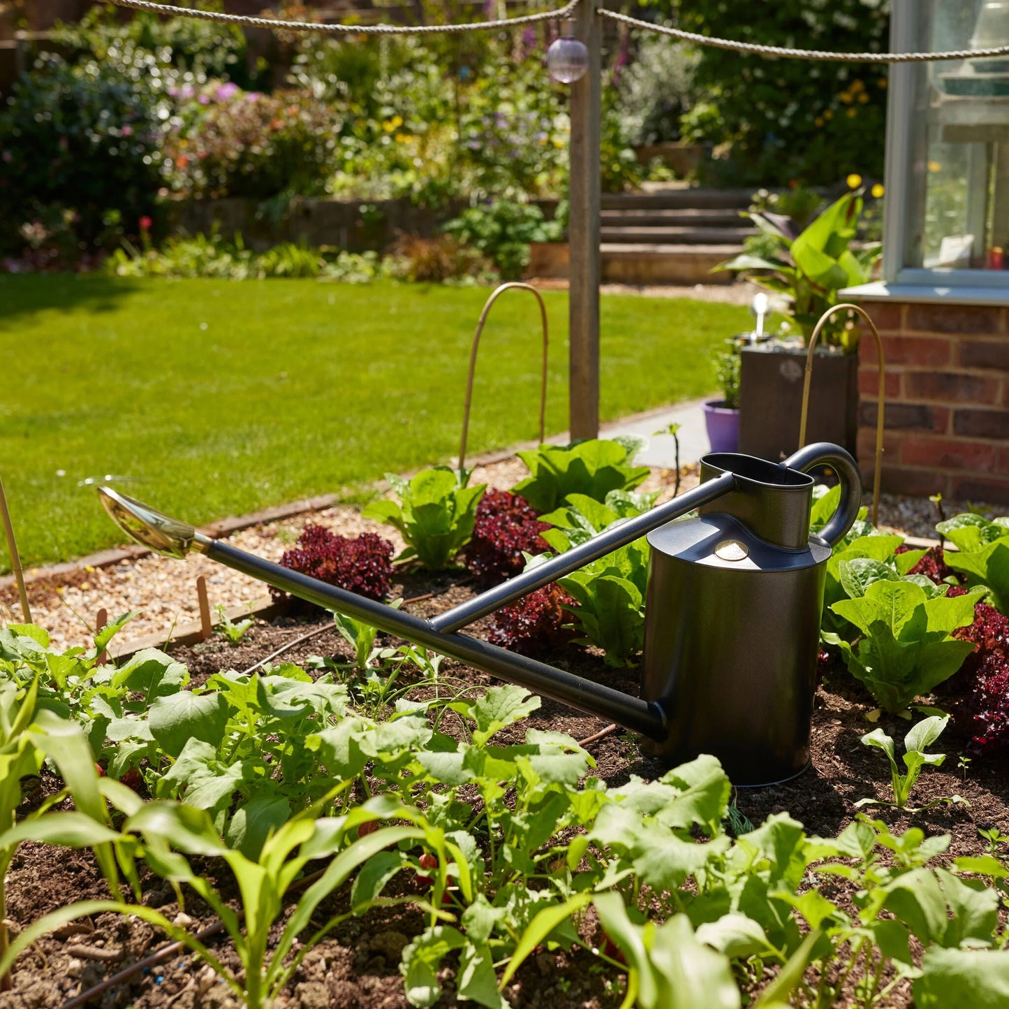 Haws The Warley Fall 9 Litre Graphite Can 188-2-GRA | Haws | Miss Arthur | Home Goods | Tasmania