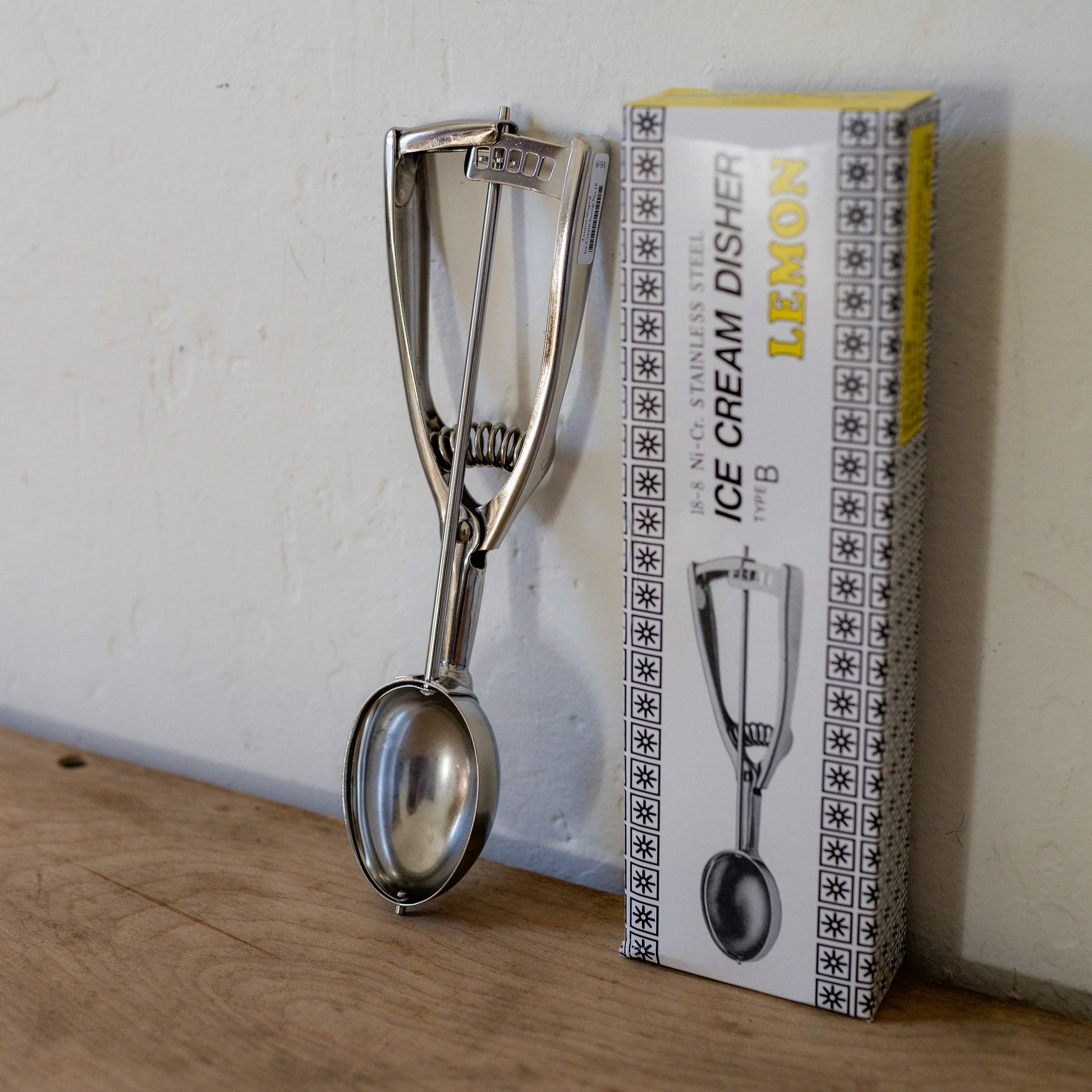 Yukiwa Stainless Steel Lemon Shaped Ice Cream Scoop No.18 | Japanese Artisan | Miss Arthur | Home Goods | Tasmania