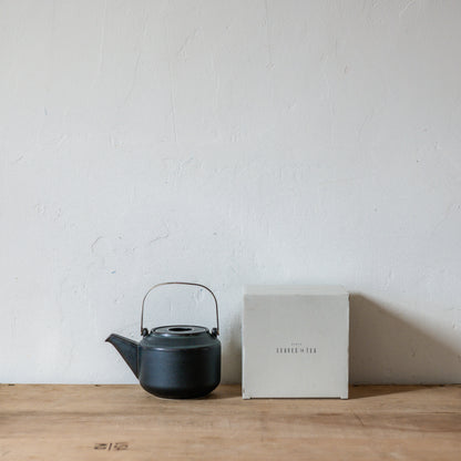 Kinto Leaves to Tea Teapot Black