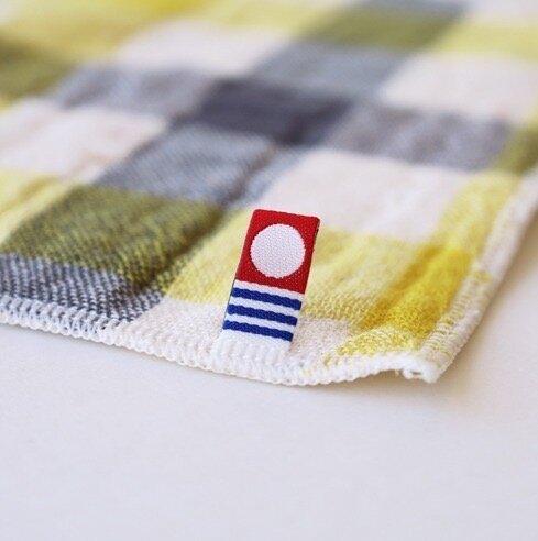 Kontex Block Check Handkerchief Yellow | Kontex | Miss Arthur | Home Goods | Tasmania