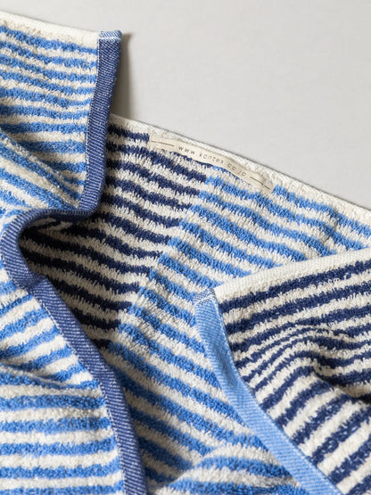 Kontex Hemp Stripe Bath Towel Blue | Kontex | Miss Arthur | Home Goods | Tasmania