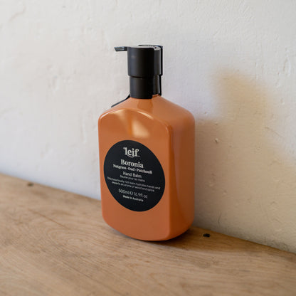 Leif Boronia Hand Balm 500ml | Leif | Miss Arthur | Home Goods | Tasmania