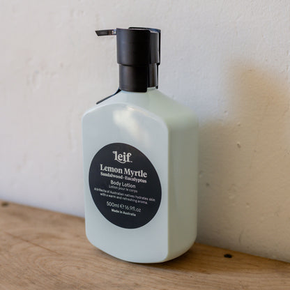 Leif Lemon Myrtle Body Lotion 500ml | Leif | Miss Arthur | Home Goods | Tasmania