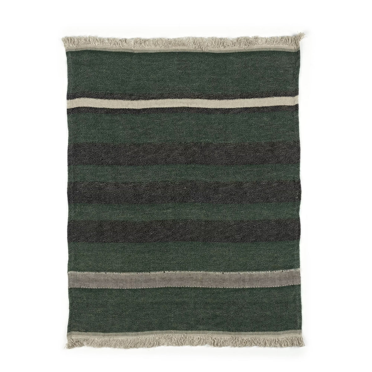 Libeco Belgian Towel Guest Towel Racing Green | Libeco | Miss Arthur | Home Goods | Tasmania