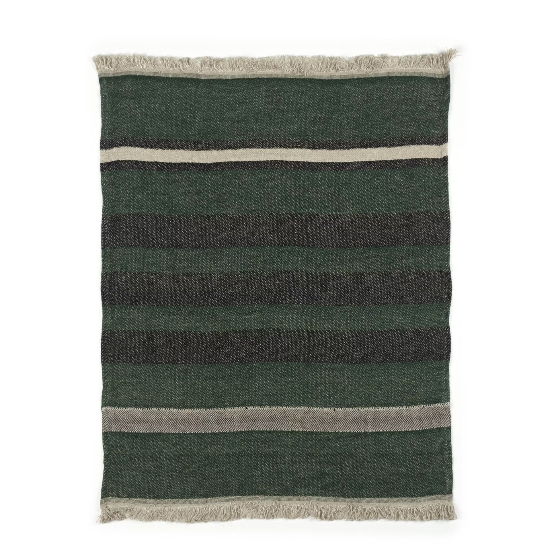 Libeco Belgian Towel Guest Towel Racing Green | Libeco | Miss Arthur | Home Goods | Tasmania