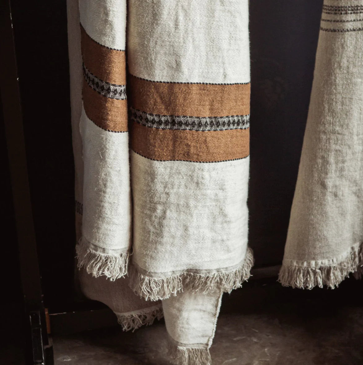 Libeco Etienne Throw Stripe | Libeco | Miss Arthur | Home Goods | Tasmania