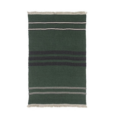 Libeco Belgian Towel Fouta Racing Green | Libeco | Miss Arthur | Home Goods | Tasmania