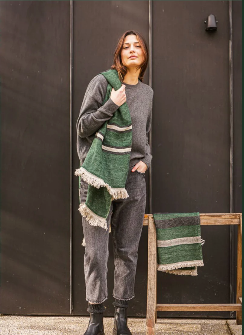 Libeco Belgian Towel Fouta Racing Green | Libeco | Miss Arthur | Home Goods | Tasmania