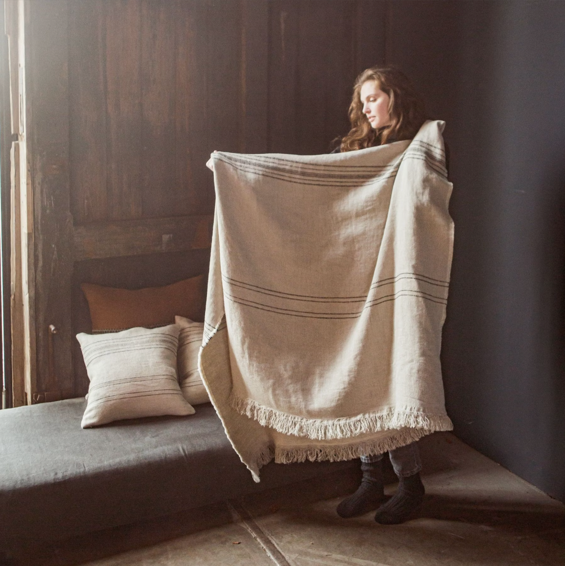 Marrakesh Cushion Cover 50cm x 50cm | Libeco | Miss Arthur | Home Goods | Tasmania