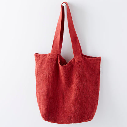 Charvet Éditions French Linen Bag Nomade Dahlia | Charvet Éditions | Miss Arthur | Home Goods | Tasmania