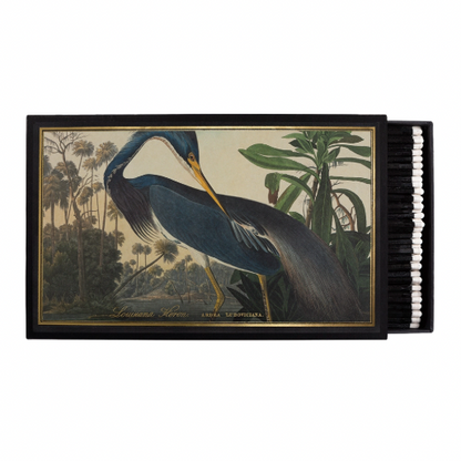 Archivist Luxury Matches Giant Louisiana Heron | Archivist | Miss Arthur | Home Goods | Tasmania