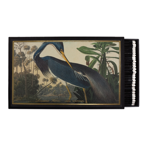 Archivist Luxury Matches Giant Louisiana Heron | Archivist | Miss Arthur | Home Goods | Tasmania