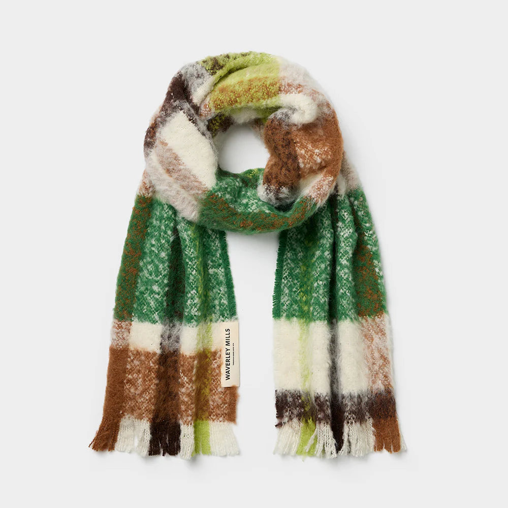 Waverley Mills Alpaca Bliss Scarf Earth