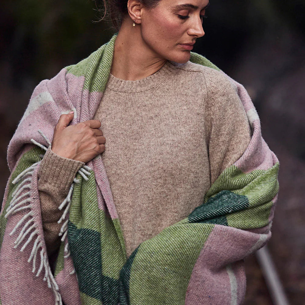 Waverley Mills Recycled Breezy Throw Bloom