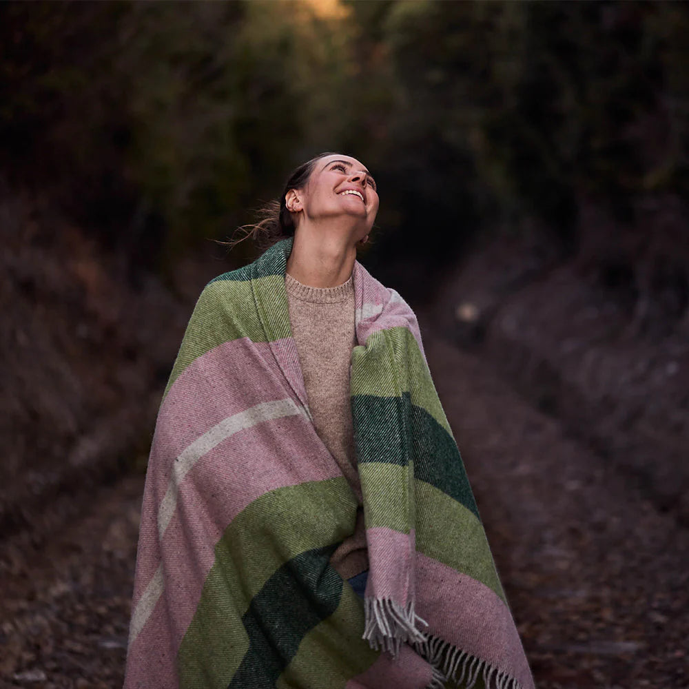 Waverley Mills Recycled Breezy Throw Bloom