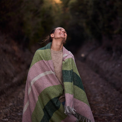 Waverley Mills Recycled Breezy Throw Bloom