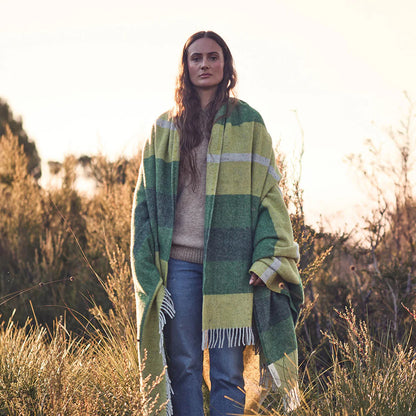 Waverley Mills Recycled Breezy Throw Moss