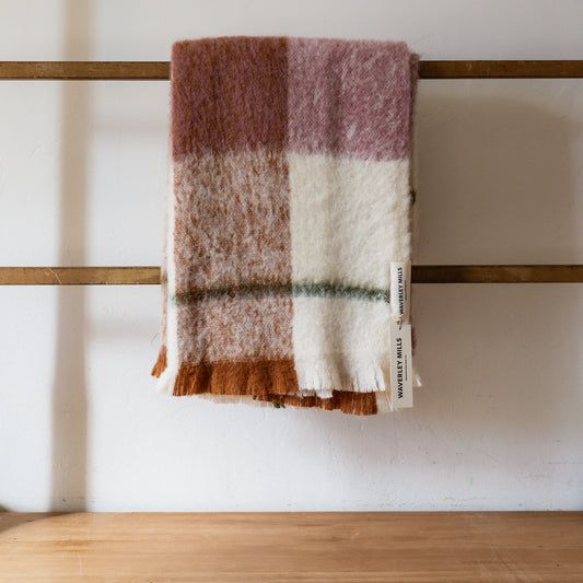 Waverley Mills Alpaca Weave Throw Bloom | Waverley Mills | Miss Arthur | Home Goods | Tasmania