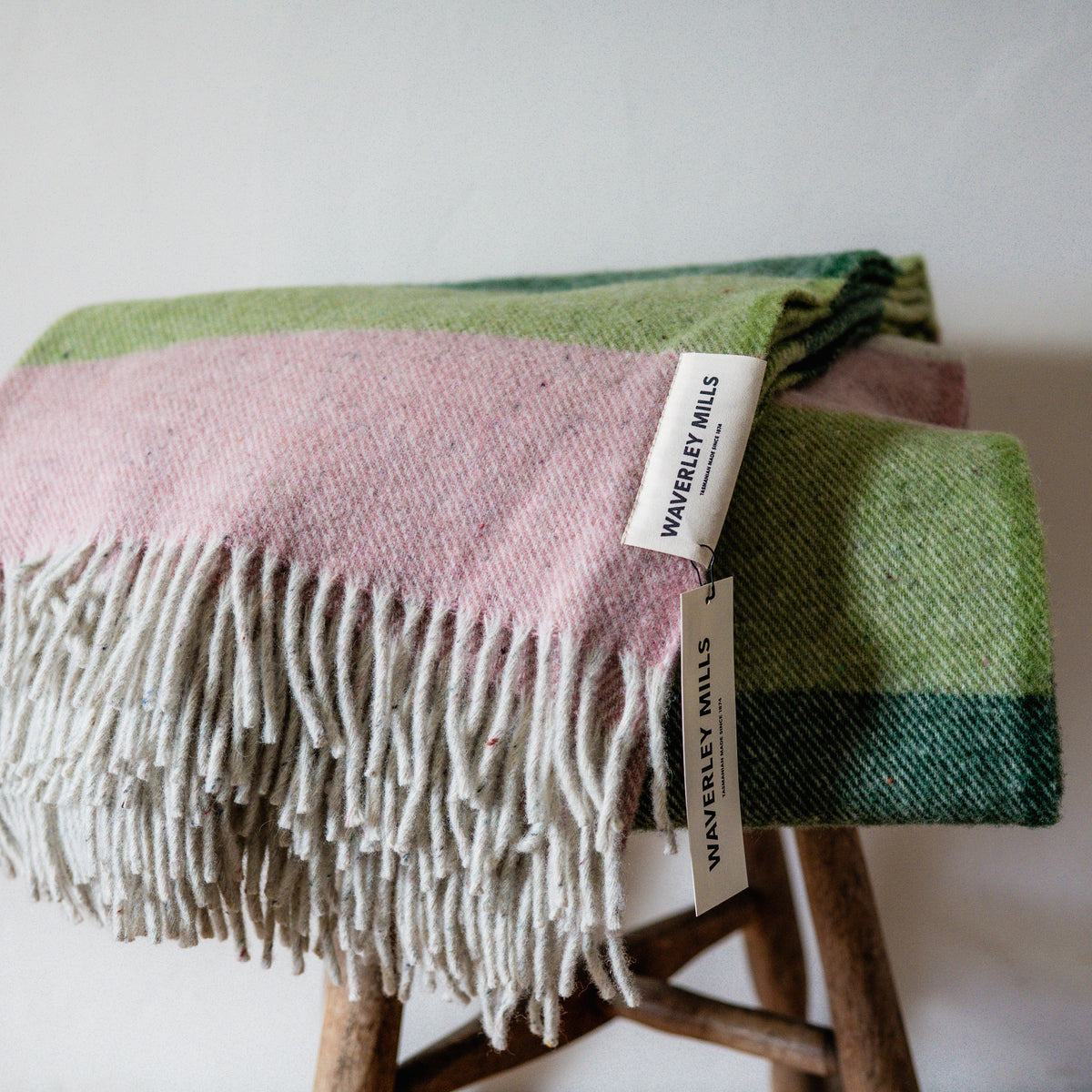 Waverley Mills Recycled Breezy Throw Bloom | Waverley Mills | Miss Arthur | Home Goods | Tasmania