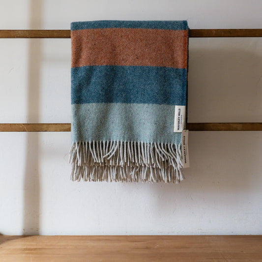 Waverley Mills Recycled Breezy Throw Lake | Waverley Mills | Miss Arthur | Home Goods | Tasmania