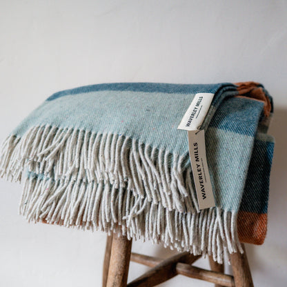 Waverley Mills Recycled Breezy Throw Lake | Waverley Mills | Miss Arthur | Home Goods | Tasmania