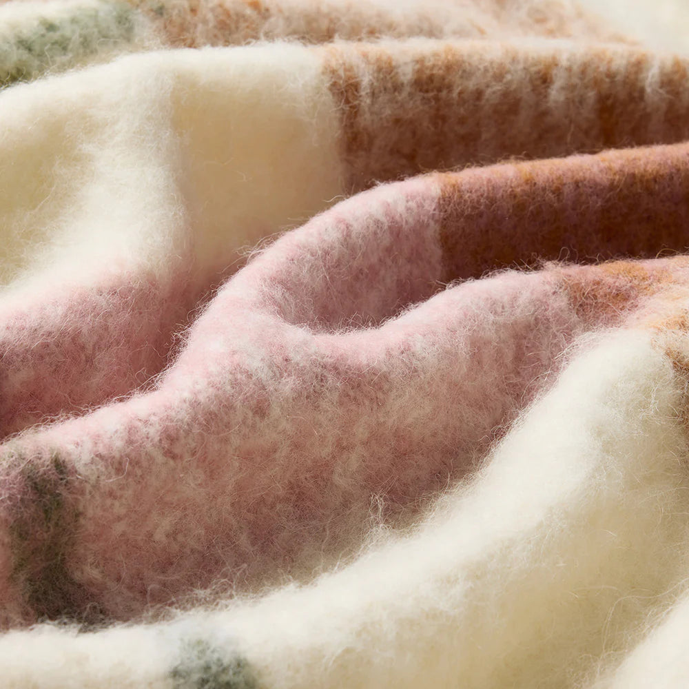 Waverley Mills Alpaca Weave Throw Bloom