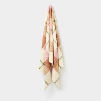 Waverley Mills Alpaca Weave Throw Bloom