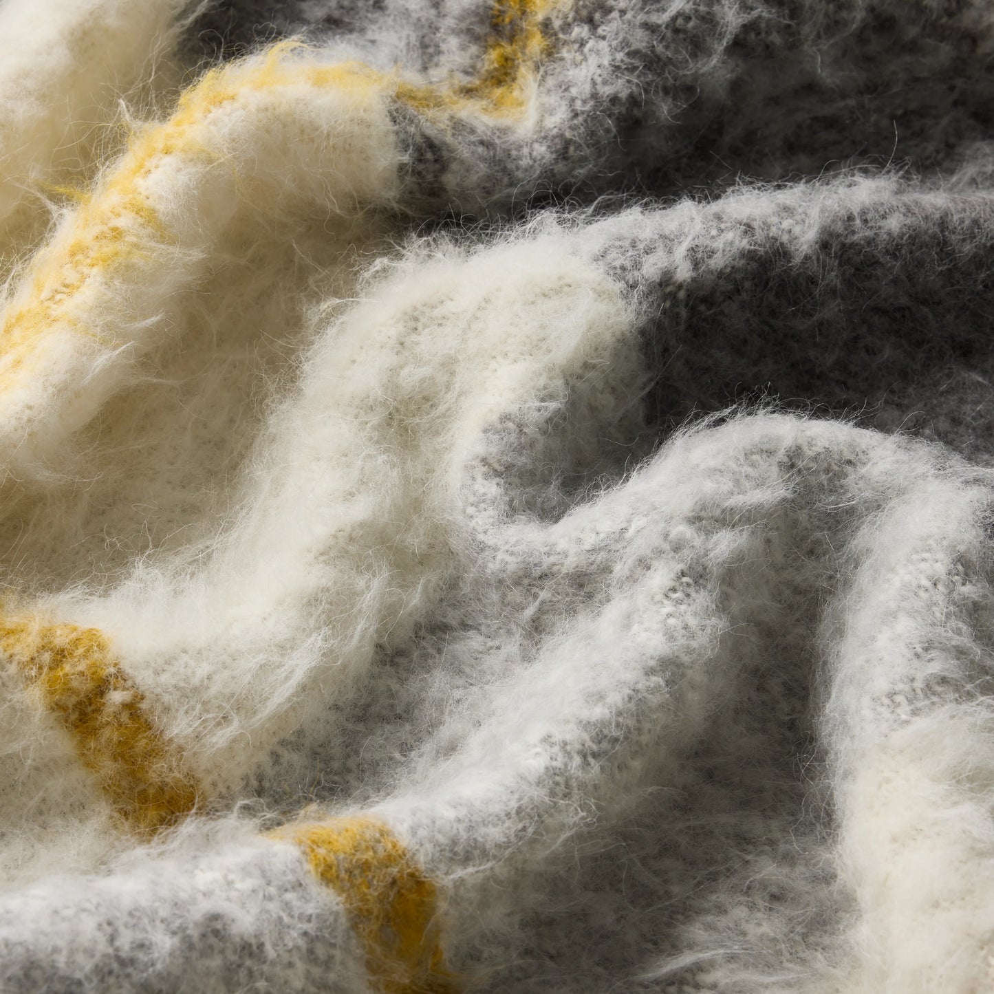 Waverley Mills Alpaca Weave Throw Charcoal