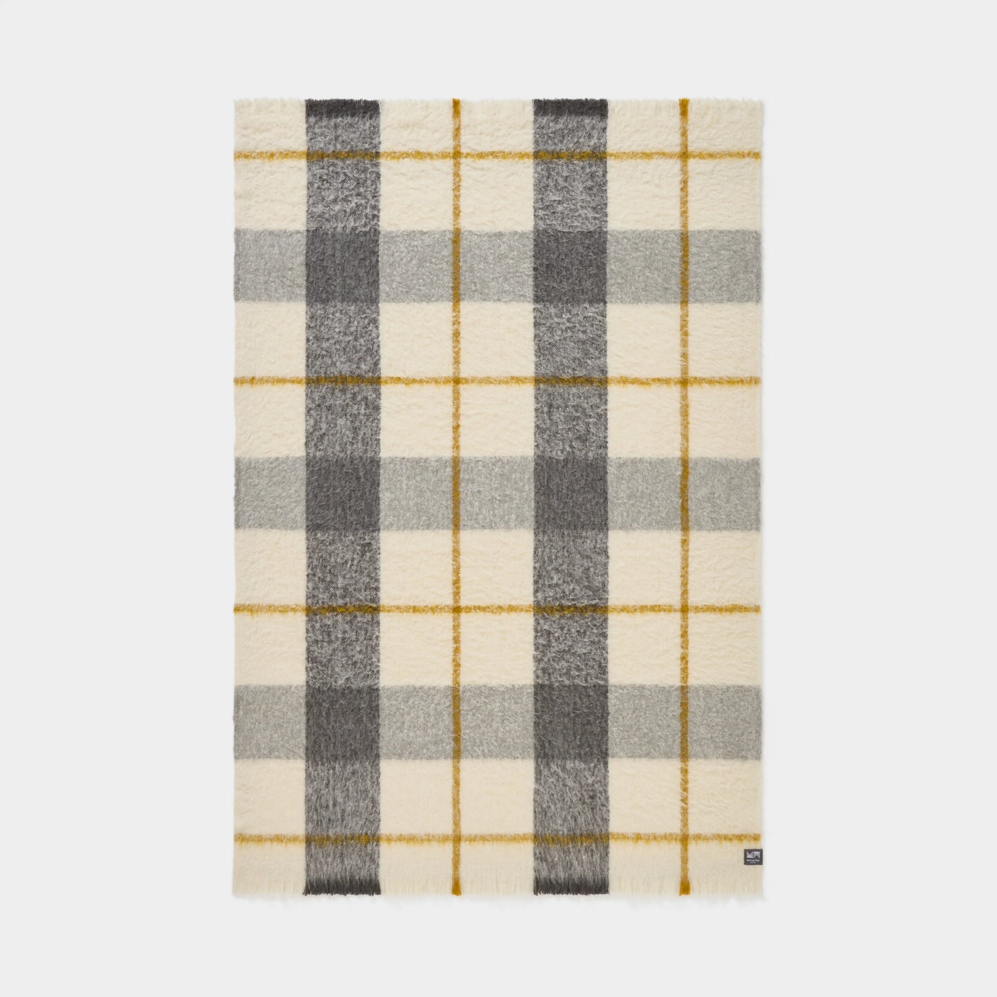 Waverley Mills Alpaca Weave Throw Charcoal