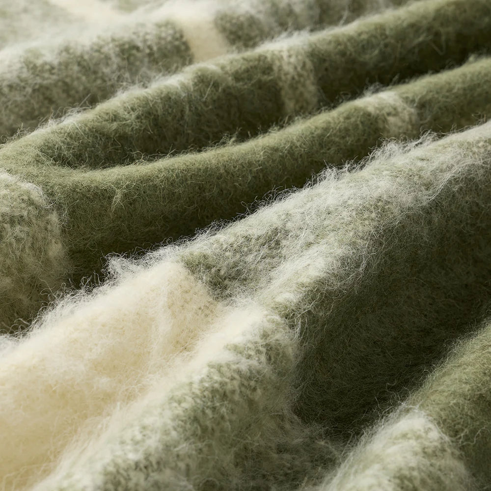 Waverley Mills Alpaca Hush Throw Olive