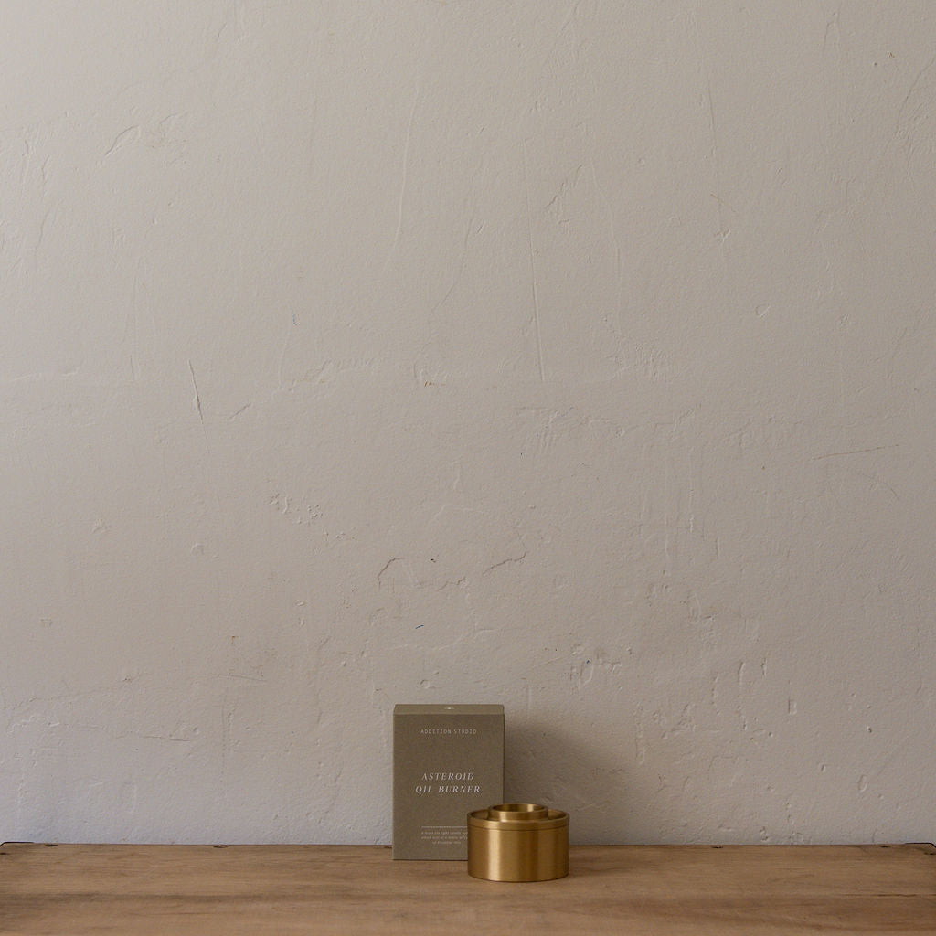 Addition Studio Asteroid Oil Burner Brass | Addition Studio | Miss Arthur | Home Goods | Tasmania