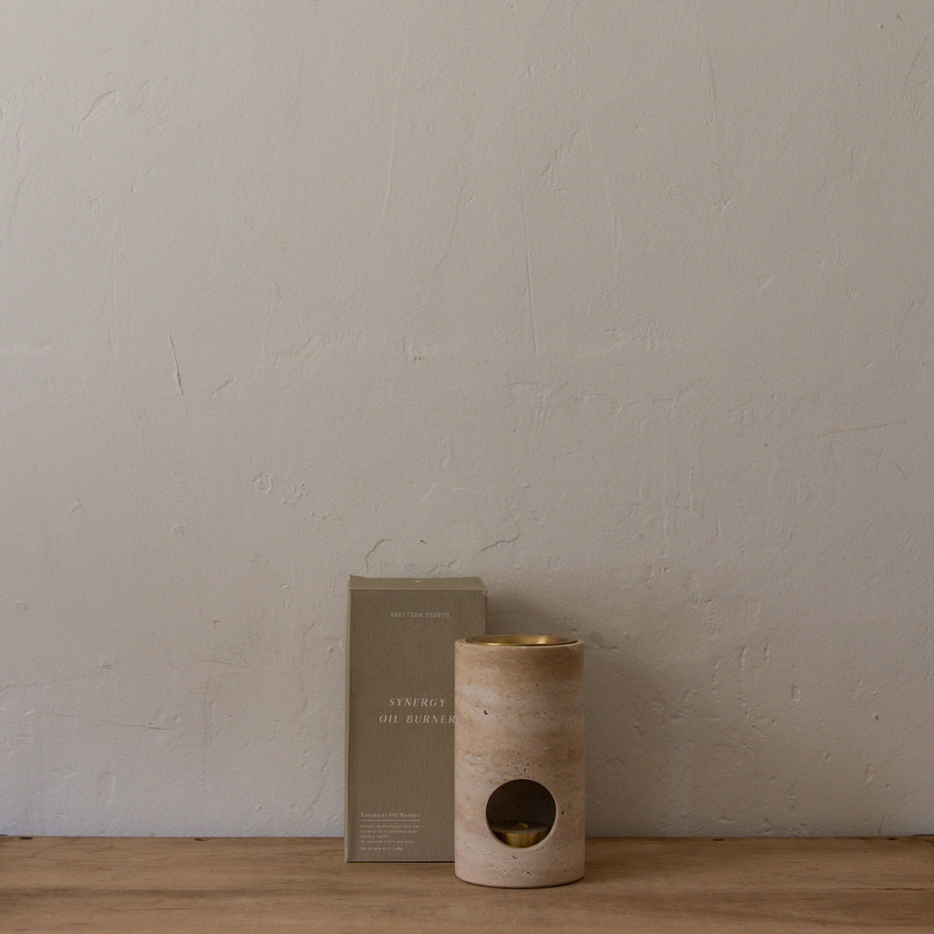 Addition Studio Synergy Oil Burner Beige - Travertine | Addition Studio | Miss Arthur | Home Goods | Tasmania