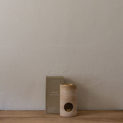 Addition Studio Synergy Oil Burner Beige - Travertine | Addition Studio | Miss Arthur | Home Goods | Tasmania