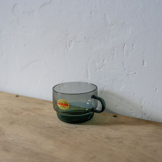 Amabro Two Tone Glass Stacking Mug Grey Green | Amabro | Miss Arthur | Home Goods | Tasmania