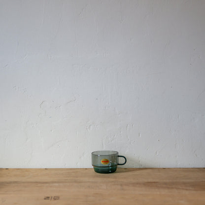 Amabro Two Tone Glass Stacking Mug Grey Green | Amabro | Miss Arthur | Home Goods | Tasmania