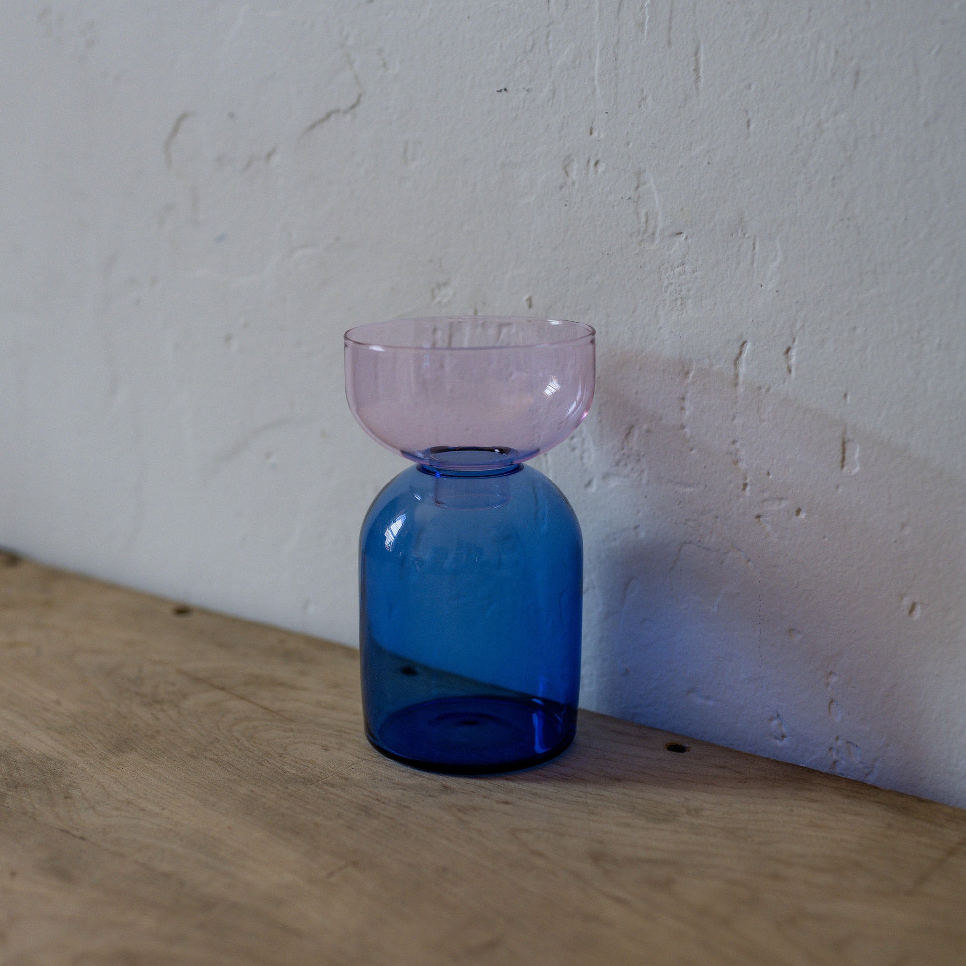 Amabro Two Tone Glass Vase Circle Pink Blue | Amabro | Miss Arthur | Home Goods | Tasmania