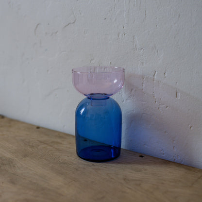 Amabro Two Tone Glass Vase Circle Pink Blue | Amabro | Miss Arthur | Home Goods | Tasmania
