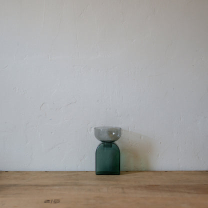 Amabro Two Tone Glass Vase Square Grey Green | Amabro | Miss Arthur | Home Goods | Tasmania