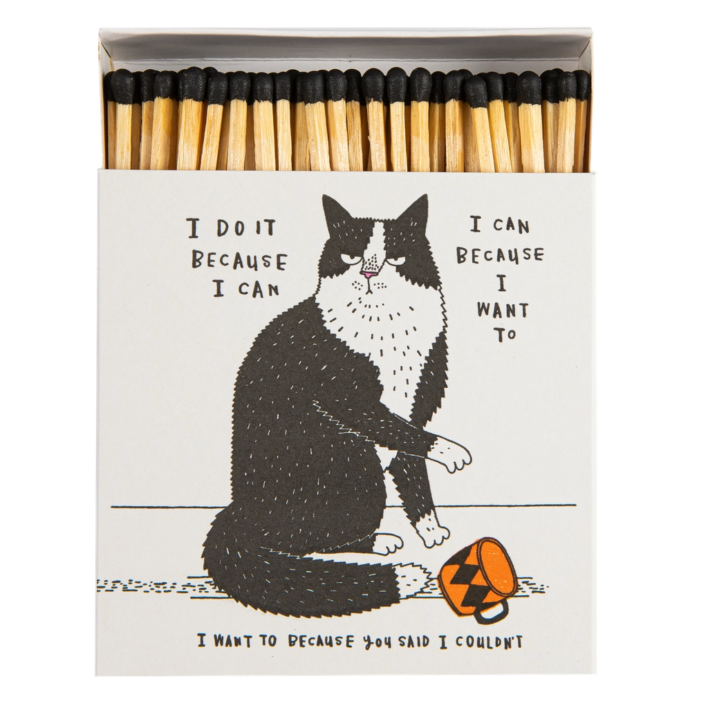 Archivist Luxury Matches I Do It Because I Can | Archivist | Miss Arthur | Home Goods | Tasmania