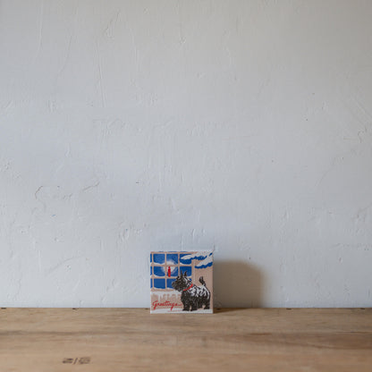 Archivist Luxury Matches Festive Scotty Dog | Archivist | Miss Arthur | Home Goods | Tasmania