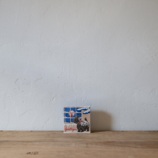 Archivist Luxury Matches Festive Scotty Dog | Archivist | Miss Arthur | Home Goods | Tasmania