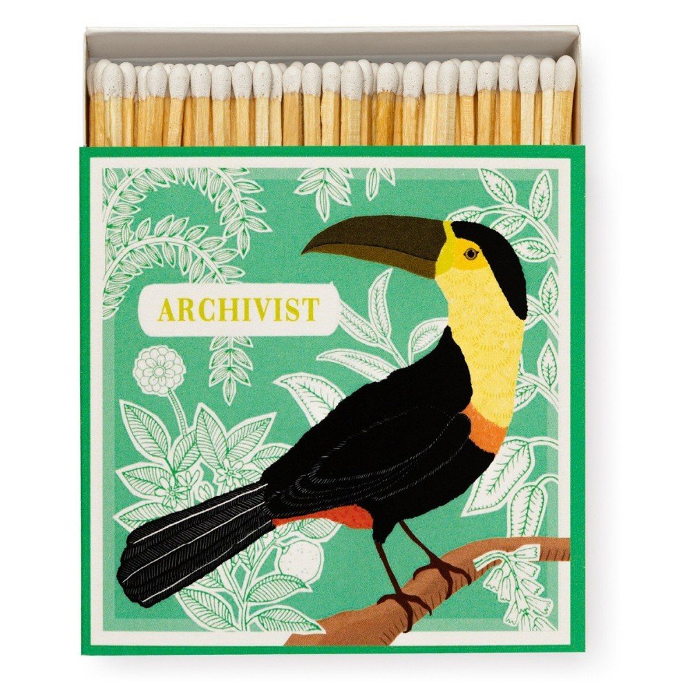 Archivist Luxury Matches Ariane's Toucan | Archivist | Miss Arthur | Home Goods | Tasmania