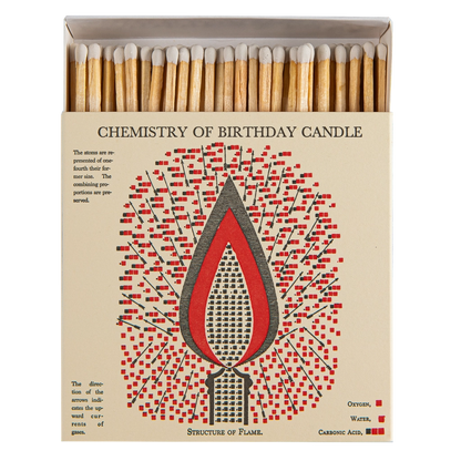Archivist Luxury Matches Birthday Candle | Archivist | Miss Arthur | Home Goods | Tasmania