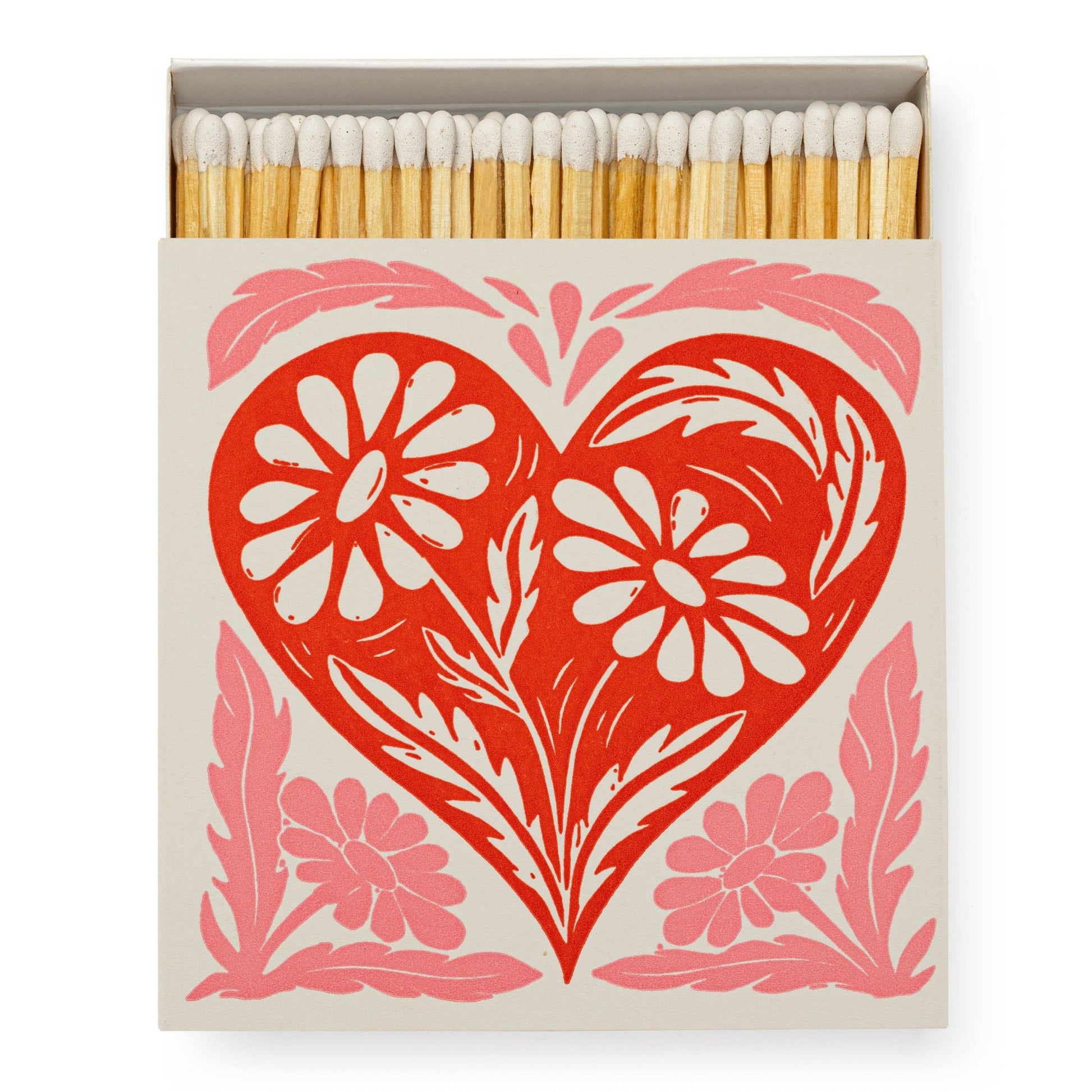 Archivist Luxury Matches Botanical Heart | Archivist | Miss Arthur | Home Goods | Tasmania