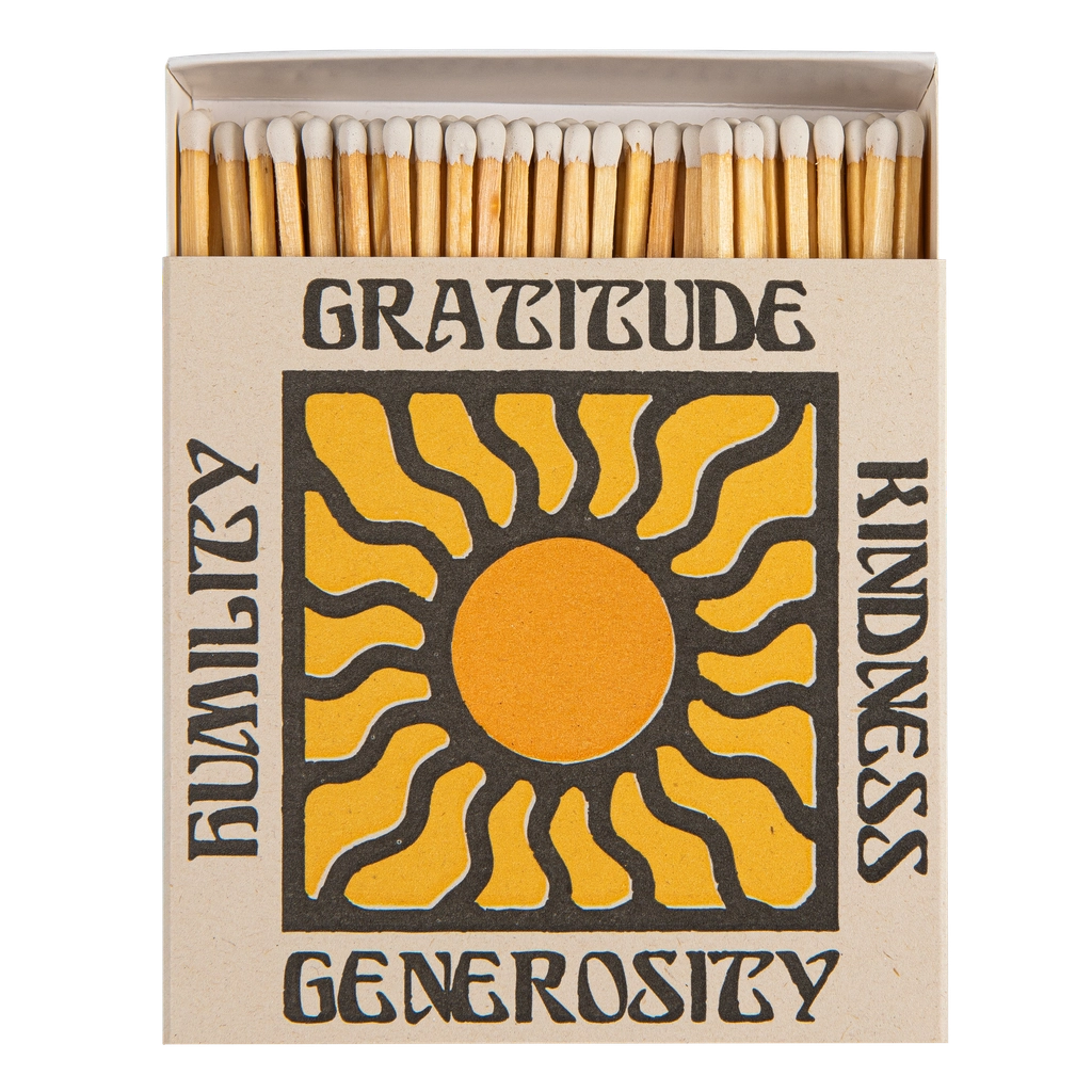Archivist Luxury Matches Gratitude and Kindness | Archivist | Miss Arthur | Home Goods | Tasmania