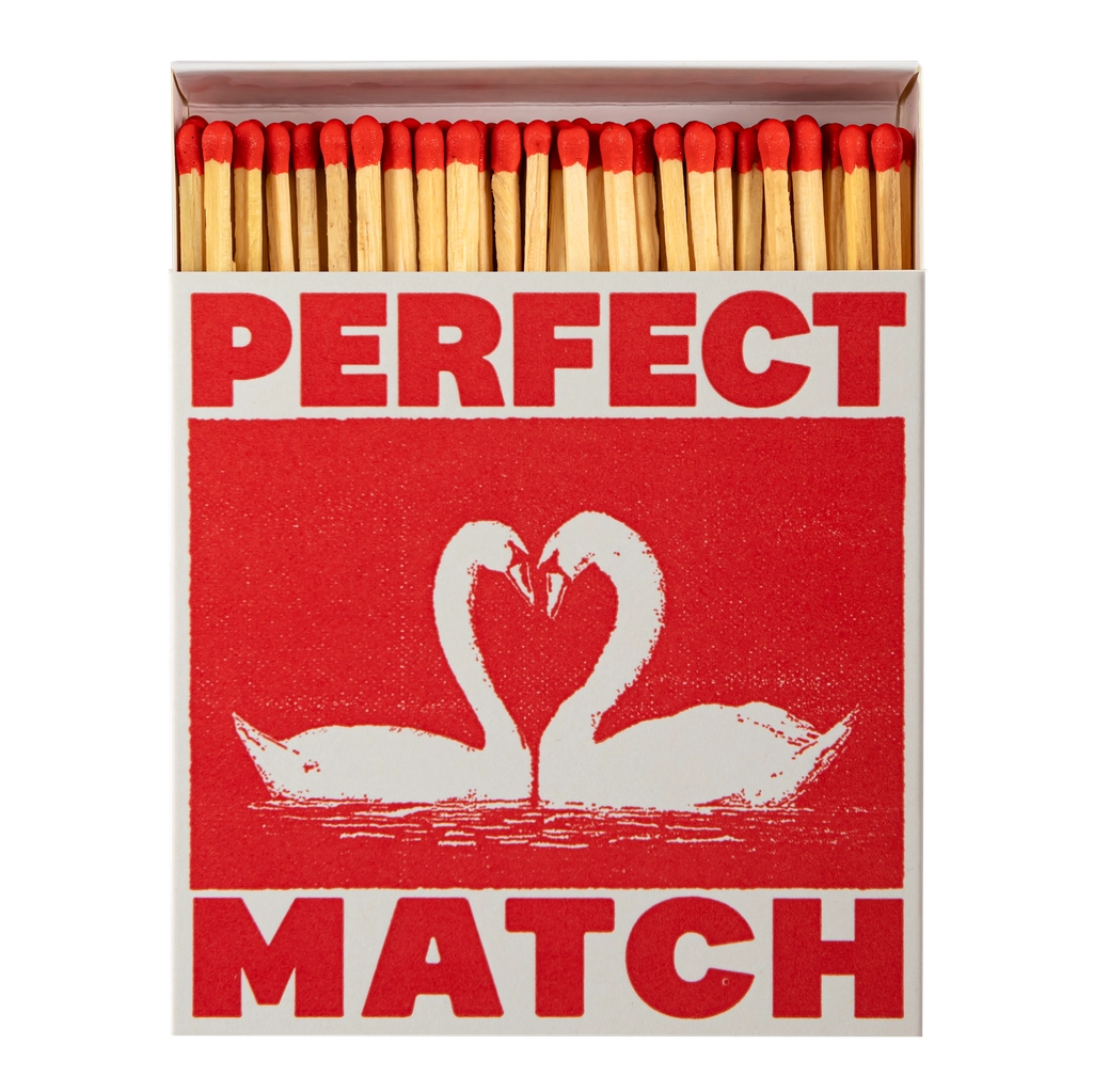 Archivist Luxury Matches I Like You Swan | Archivist | Miss Arthur | Home Goods | Tasmania