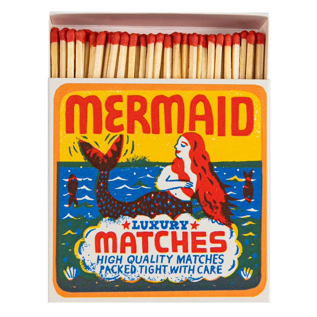Archivist Luxury Matches Mermaid | Archivist | Miss Arthur | Home Goods | Tasmania