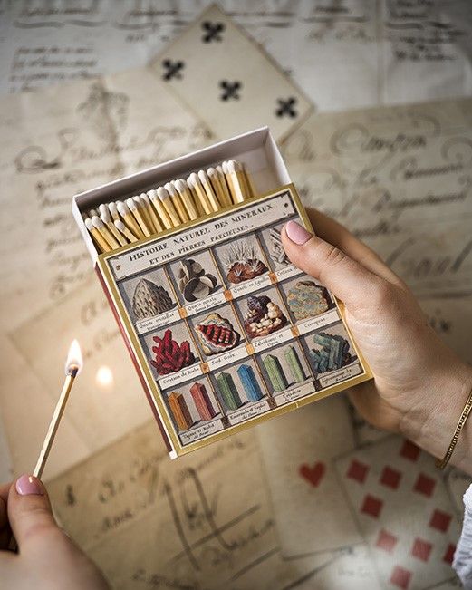 Archivist Luxury Matches Natural History Museum Minerals | Archivist | Miss Arthur | Home Goods | Tasmania