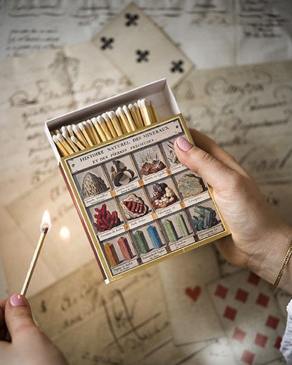 Archivist Luxury Matches Natural History Museum Minerals | Archivist | Miss Arthur | Home Goods | Tasmania