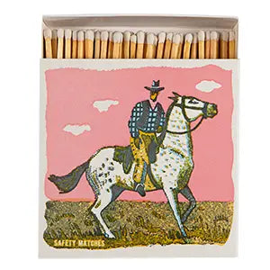 Archivist Luxury Matches Pink Cowboy | Archivist | Miss Arthur | Home Goods | Tasmania